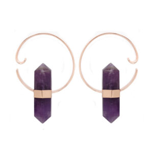 Alchemy Weights - Amethyst + Rose Gold Plated