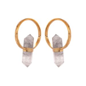 Alchemy Weights - Smoky Quartz - Brass