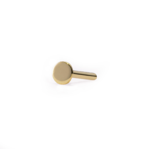 Gold Threadless Post