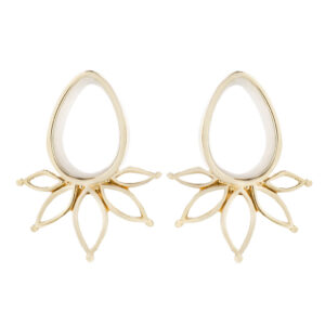 Marquise Eyelets - Yellow Gold Plated