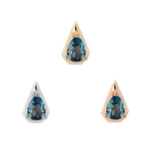 Alaia Threadless End with London Blue Topaz