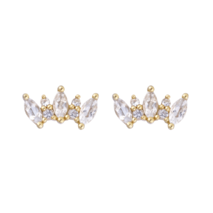 RION x Buddha Jewelry Alice Earrings with White Sapphire