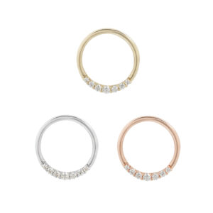 Audrey Seam Ring with CZ