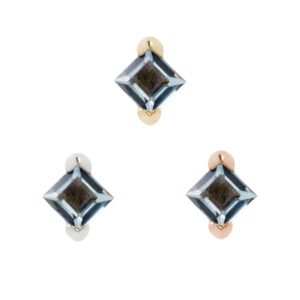 Celestial Threadless End with London Blue Topaz