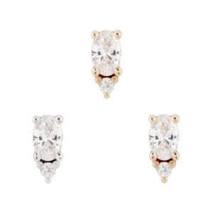 Desden Threadless End with CZ