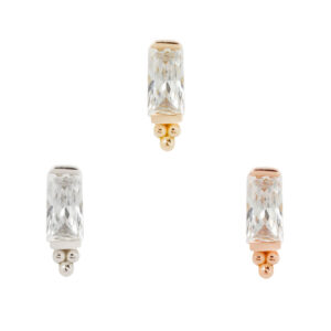 Dior Threadless End with CZ