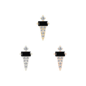 Dystrikt Threadless End with Black Spinel
