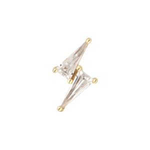 Electrify Threadless End with CZ