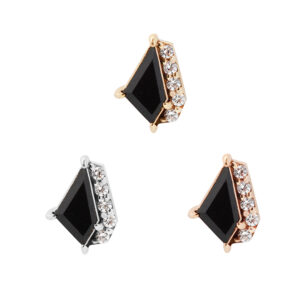 Elevate Threadless End with Black Spinel