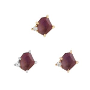 Elicit Threadless End with Amethyst