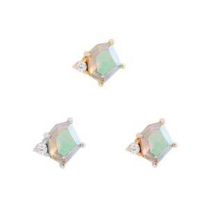 Elicit Threadless End with Mercury Mist Topaz