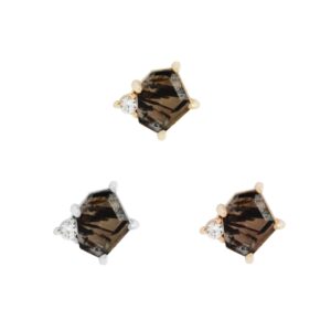 Elicit Threadless End with Tourmalinated Quartz