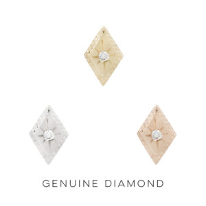 Etoile Threadless End with Diamond