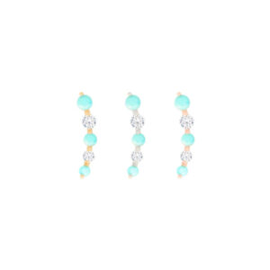 Flow Threadless End with Turquoise
