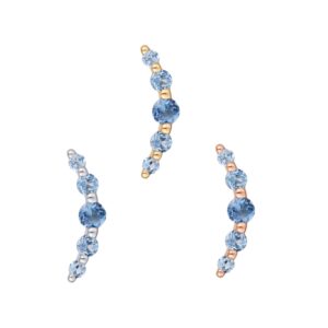 Eternal Threadless End with London Blue Topaz