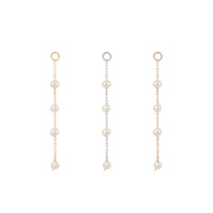 4 Bead Charm with Pearl