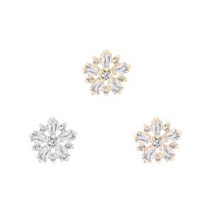 Audacious Threadless End with CZ