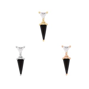 Daring Threadless End with Black Spinel