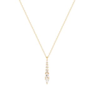 RION x Buddha Jewelry Sienna Necklace with White Topaz