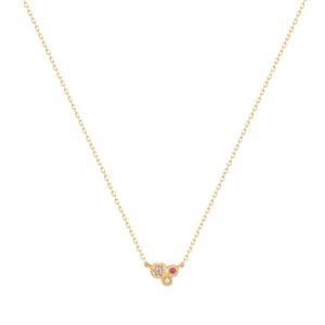RION x Buddha Jewelry Poppi Necklace with Ruby