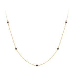 RION x Buddha Jewelry Insight Necklace with Blue Sapphire