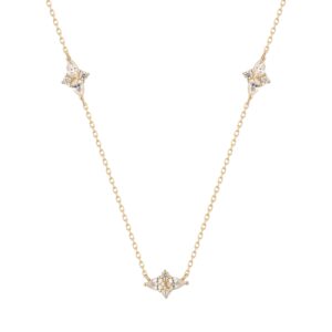 RION x Buddha Jewelry Elysian Necklace with White Sapphire