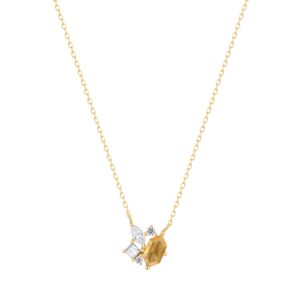 RION x Buddha Jewelry Guerdon Necklace with Rutilated Quartz