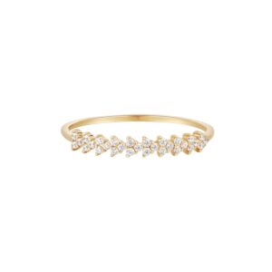 RION x Buddha Jewelry Parker Finger Ring with White Sapphire