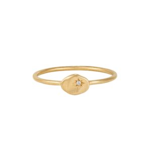 RION x Buddha Jewelry North Star Finger Ring with Diamond