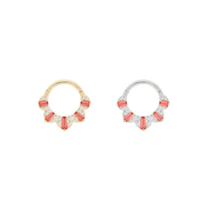 Gilty Pleasure Clicker with Garnet + Diamond