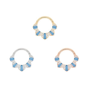 Gilty Pleasure Clicker with London Blue Topaz + Diamond