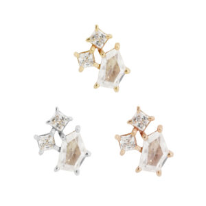 Lyra Threadless End with CZ