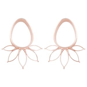 Marquise Eyelets - Rose Gold Plated