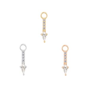 Mercer Charm with CZ