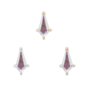 Soho Mini Threadless End with Mercury Mist Topaz