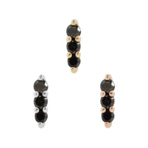 Mishka 3 Threadless End with Black Diamond