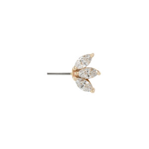 Moet Forward Facing Threadless End with CZ