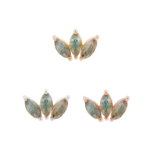 Moet Threadless End with Labradorite