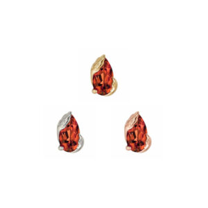 Occasion Threadless End with Garnet