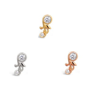 Paragon Threadless End with CZ