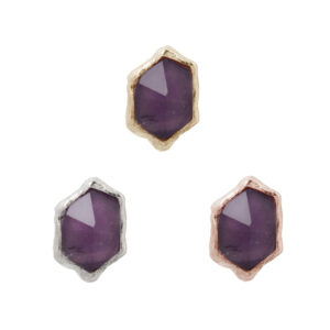 Pump Up The Volume Threadless End with Amethyst
