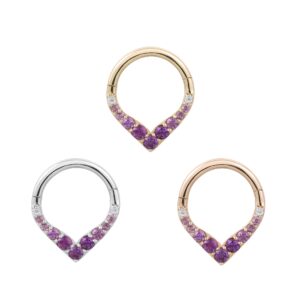 Rise + Shine Clicker with Amethyst Ombre