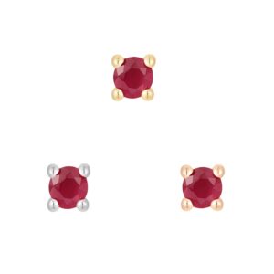 Prong Gem Threadless End with Ruby