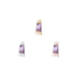 Saboteur Threadless End with Amethyst