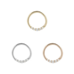 Sophia Seam Ring with CZ