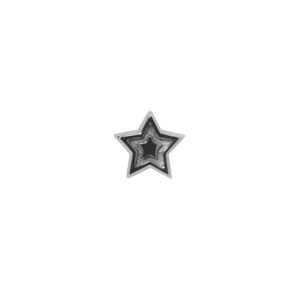 Starstruck Black Rhodium Threadless End