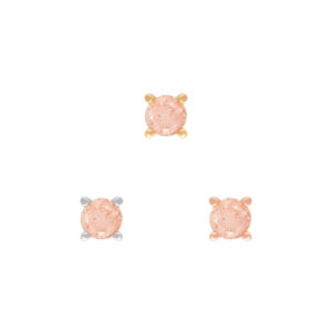 Prong Gem Threadless End with Sunstone