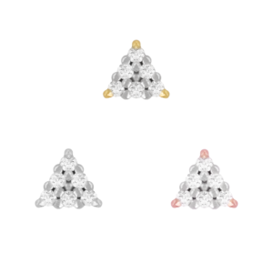 Vain Threadless End with Diamond