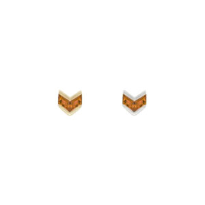Vande Threadless End with Orange Garnet