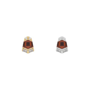 Vera Threadless End with Garnet